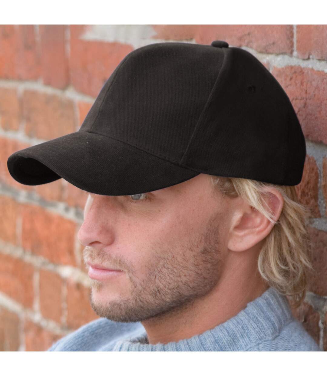Result - Casquette style pro 100% coton - Adulte unisexe (Noir) - UTBC965