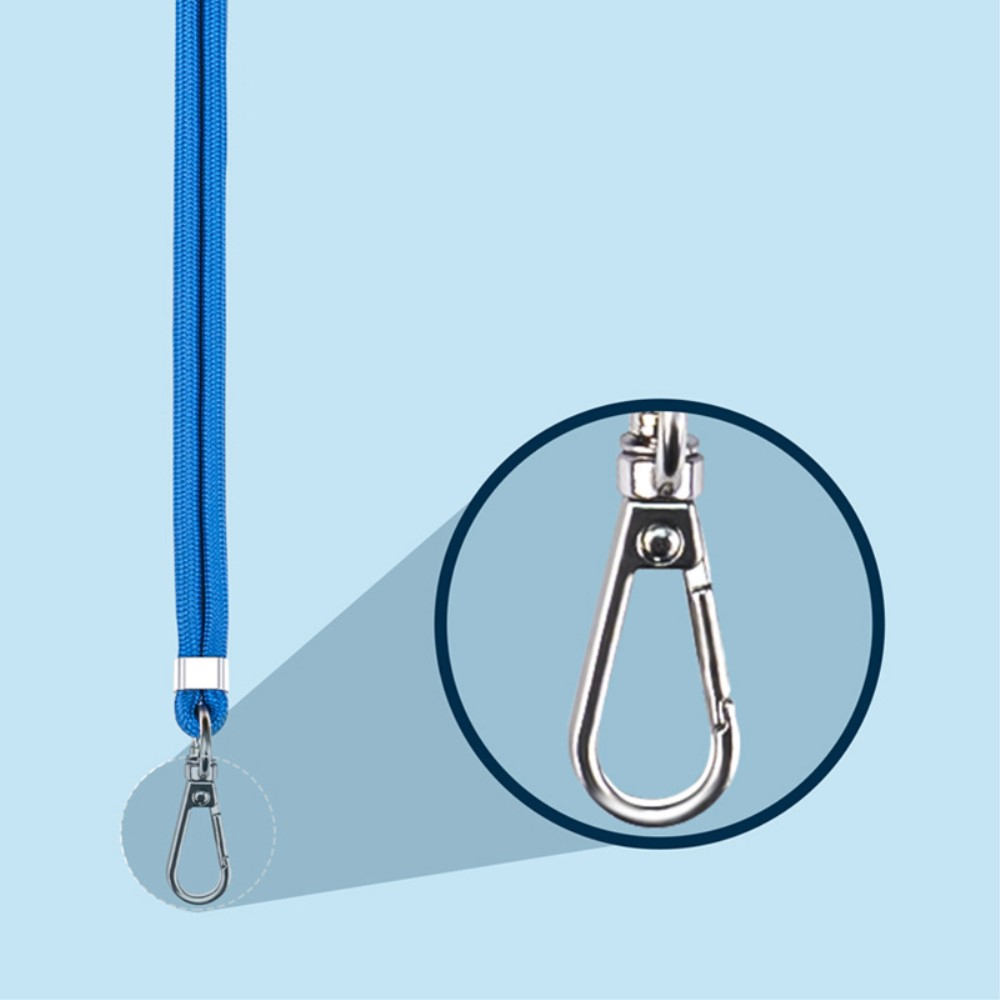 (160cm) Universal Nylon Necklace Handykette Umhängeband für Schutzhülle   1x Einlage - Dunkelgrün