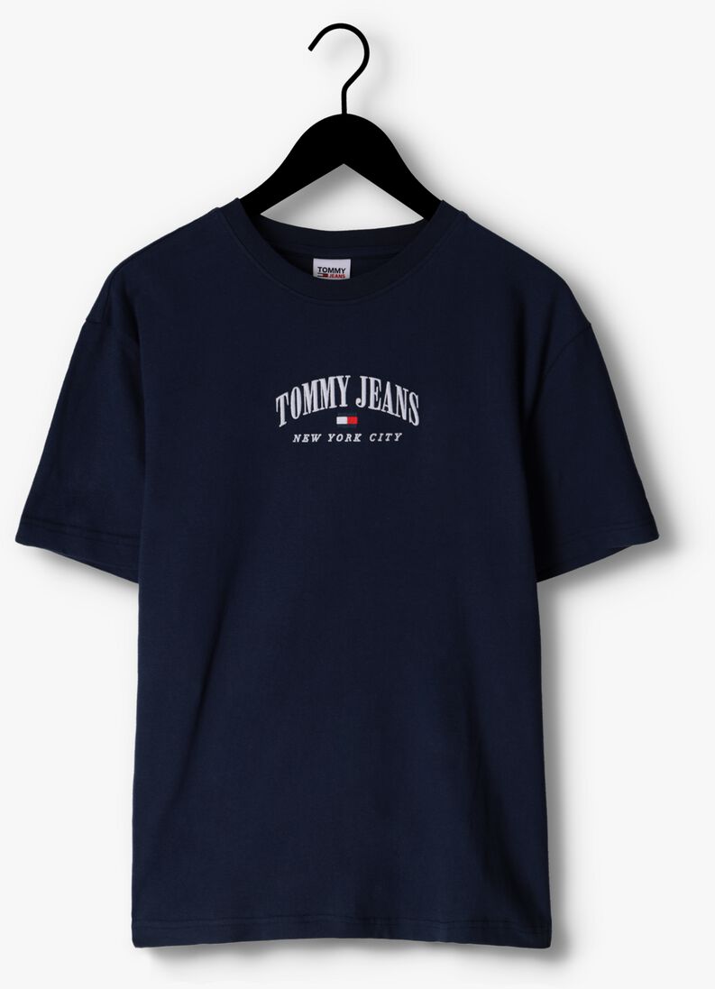 TOMMY JEANS donkerblauwe tommy jeans t-shirt tjm clsc small varsity tee