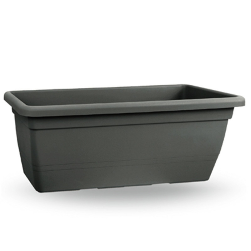 Jardinière anthea grise 60 cm + plateau