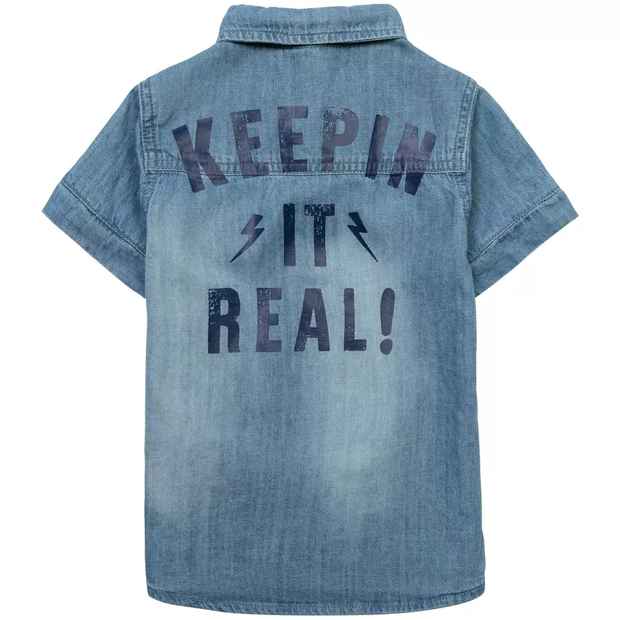 MINOTI Jeanshemd Denim-Blau