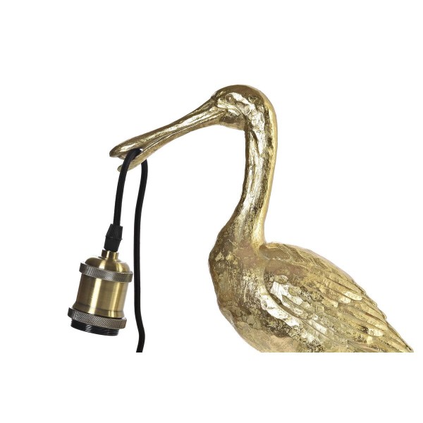 Lampe de bureau doré oiseau 220 v 50 w (28 x 13 x 48 cm)