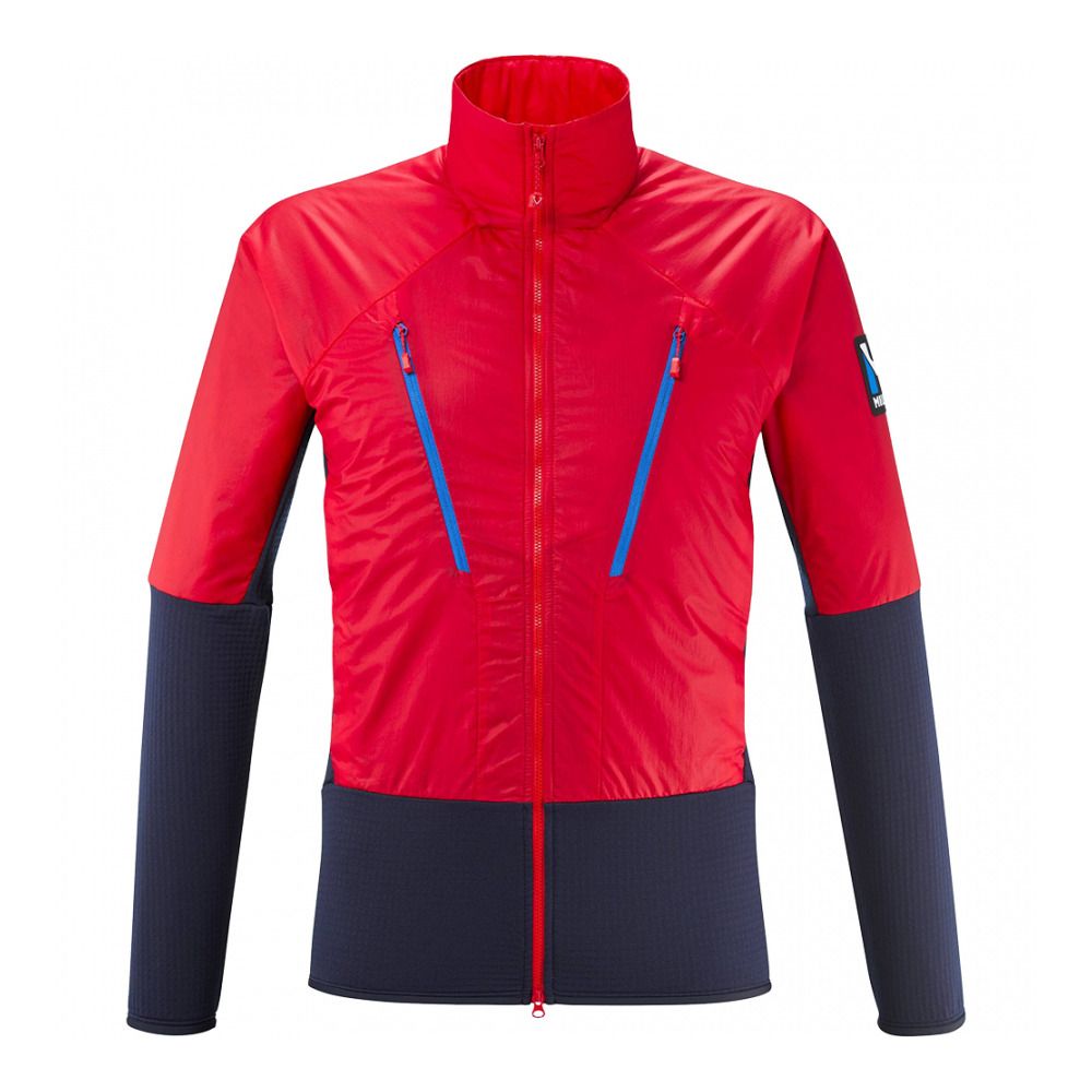 Millet TRILOGY ICON HYBR CORE - Polaire Homme saphir/rouge