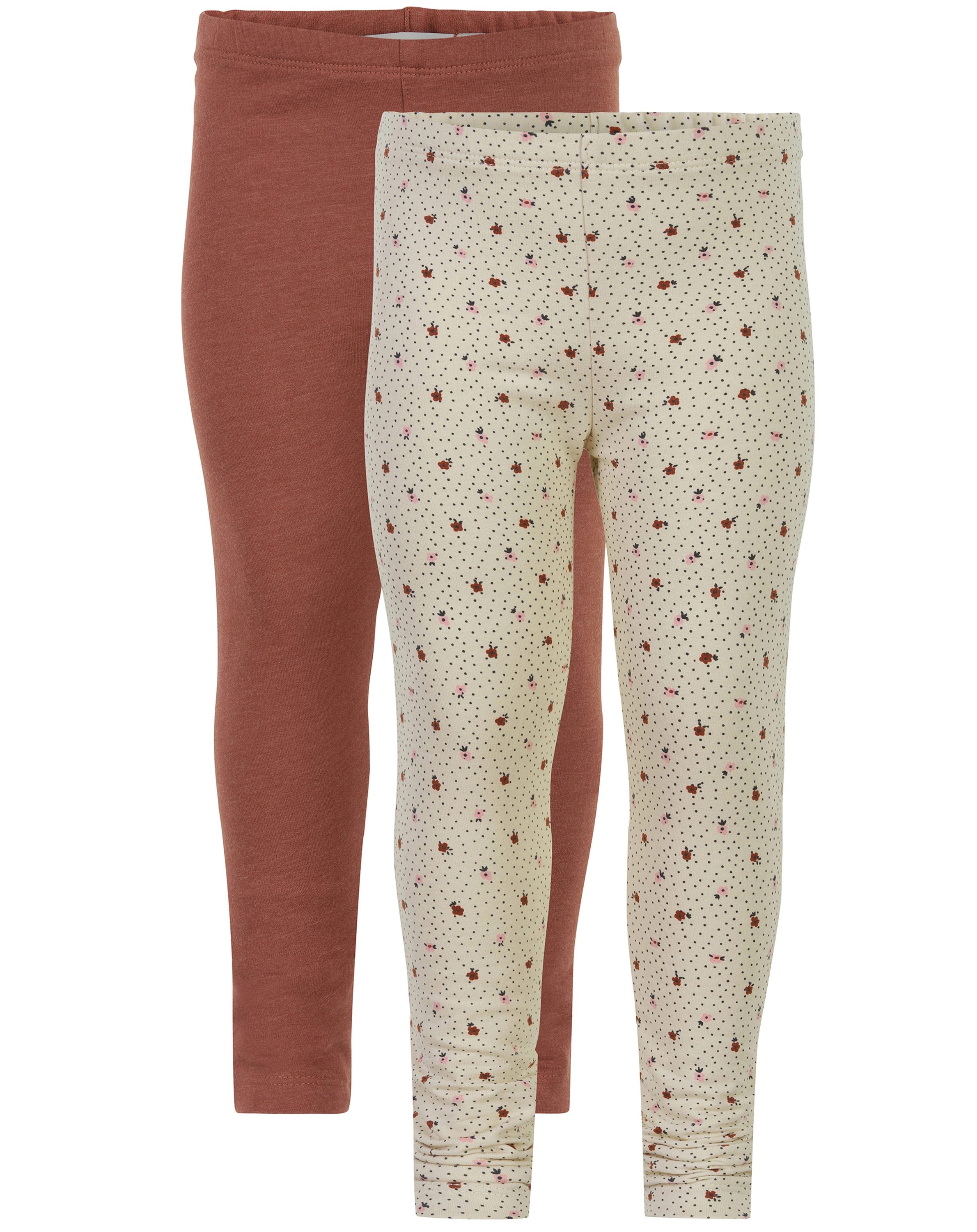 Sweat-Leggings PUNKTE 2er-Pack in sheer bliss