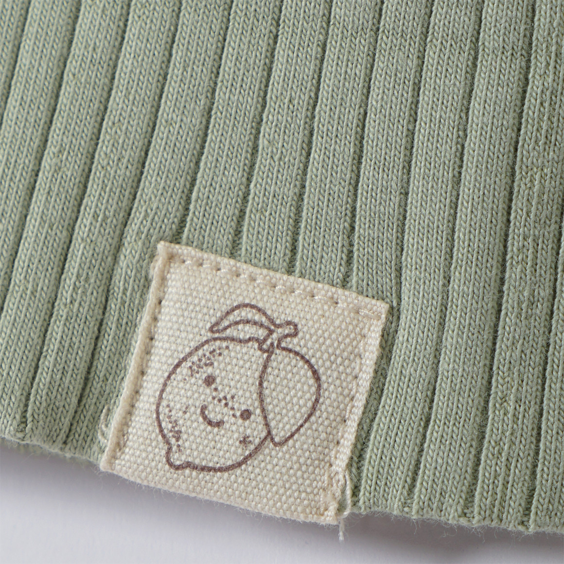 Topomini Pure Collection Newborn Leggings mit Rippstruktur oliv