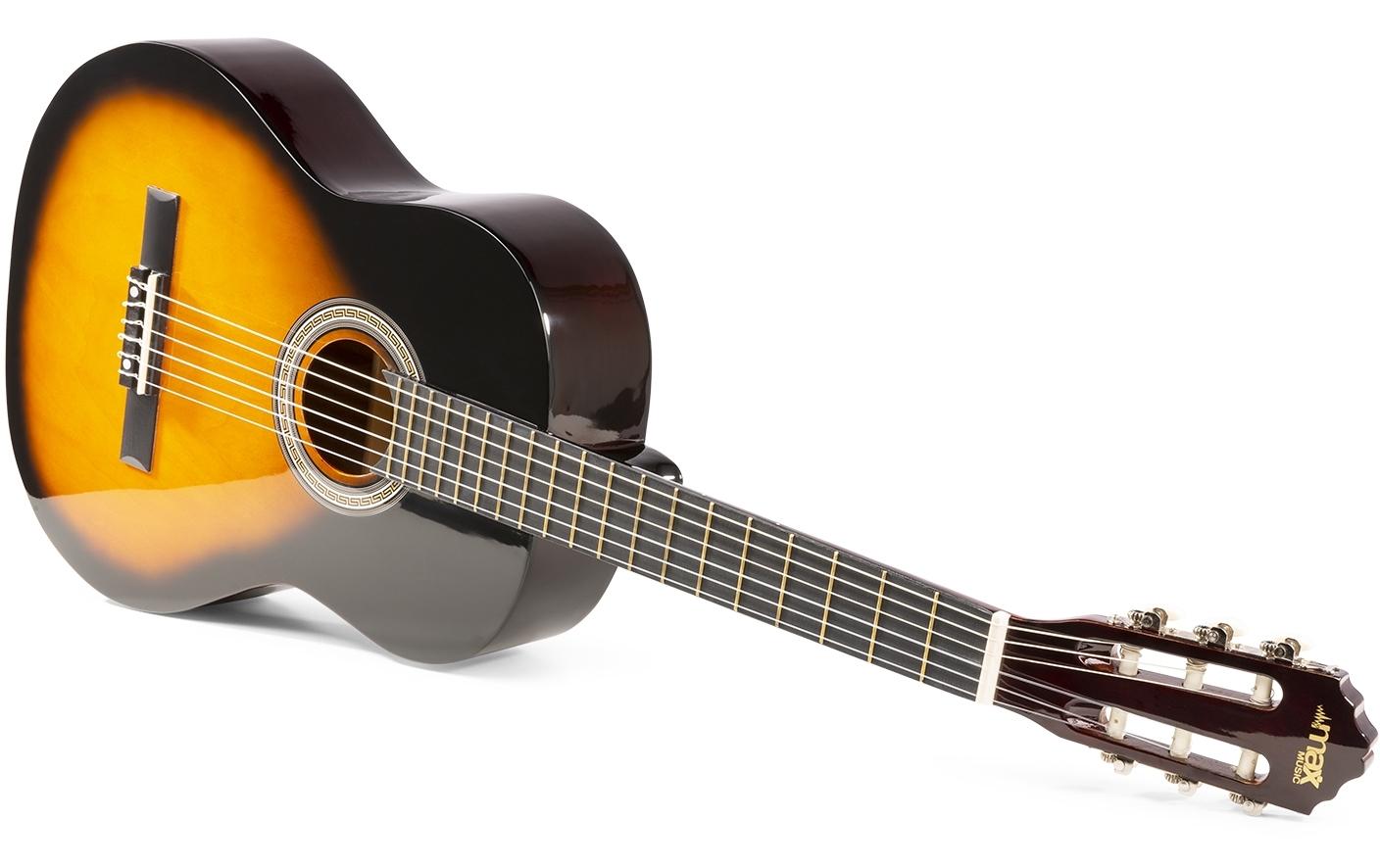 Konzertgitarre SoloArt Set SunburstKlassische Gitarre mit Zubehör
