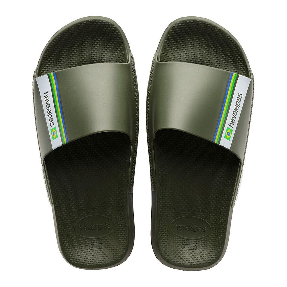 Havaianas SLIDE BRASIL - Sandales green