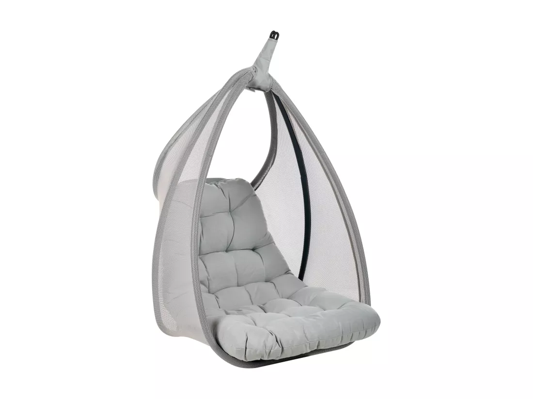 Fauteuil suspendu avec support gris clair AVEGNO