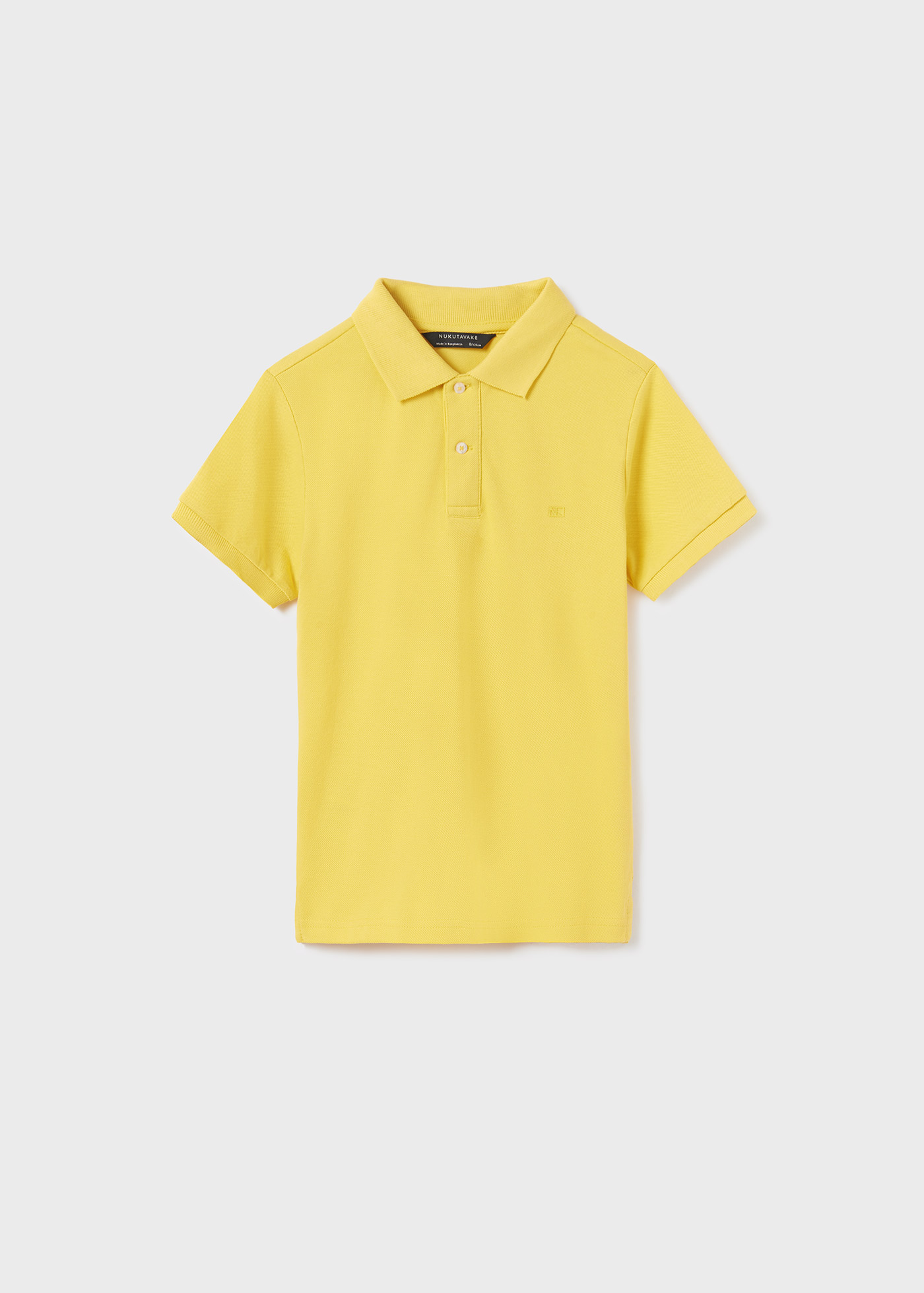 Camisa polo de manga curta em algodão sustentável para meninos