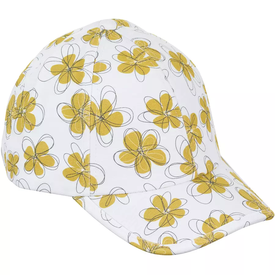 Sterntaler Baseball-Cap Blumen weiß
