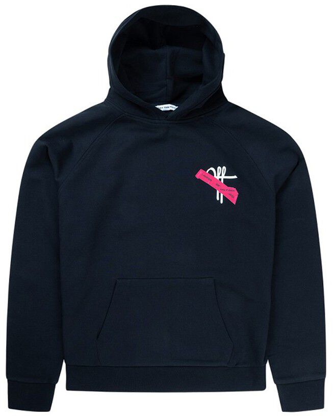 Off The Pitch Tape Off Oversized Hood zwart