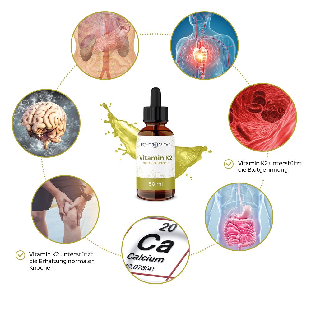 Echt Vital Vitamin K2 Tropfen