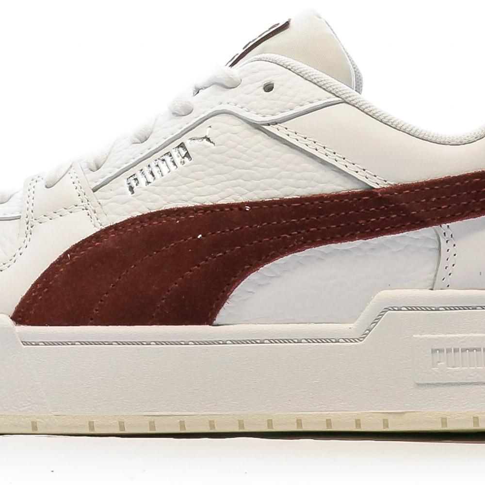Puma Baskets Blanches/Bordeaux Homme Puma Pro Classic 387327