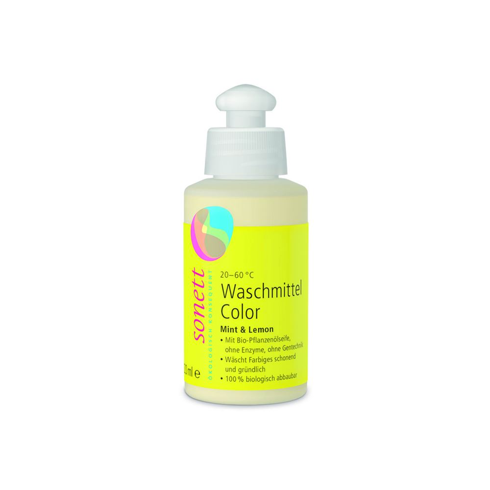 SONETT Waschmittel Color 30° 40° 60° Muster Fl 120 ml