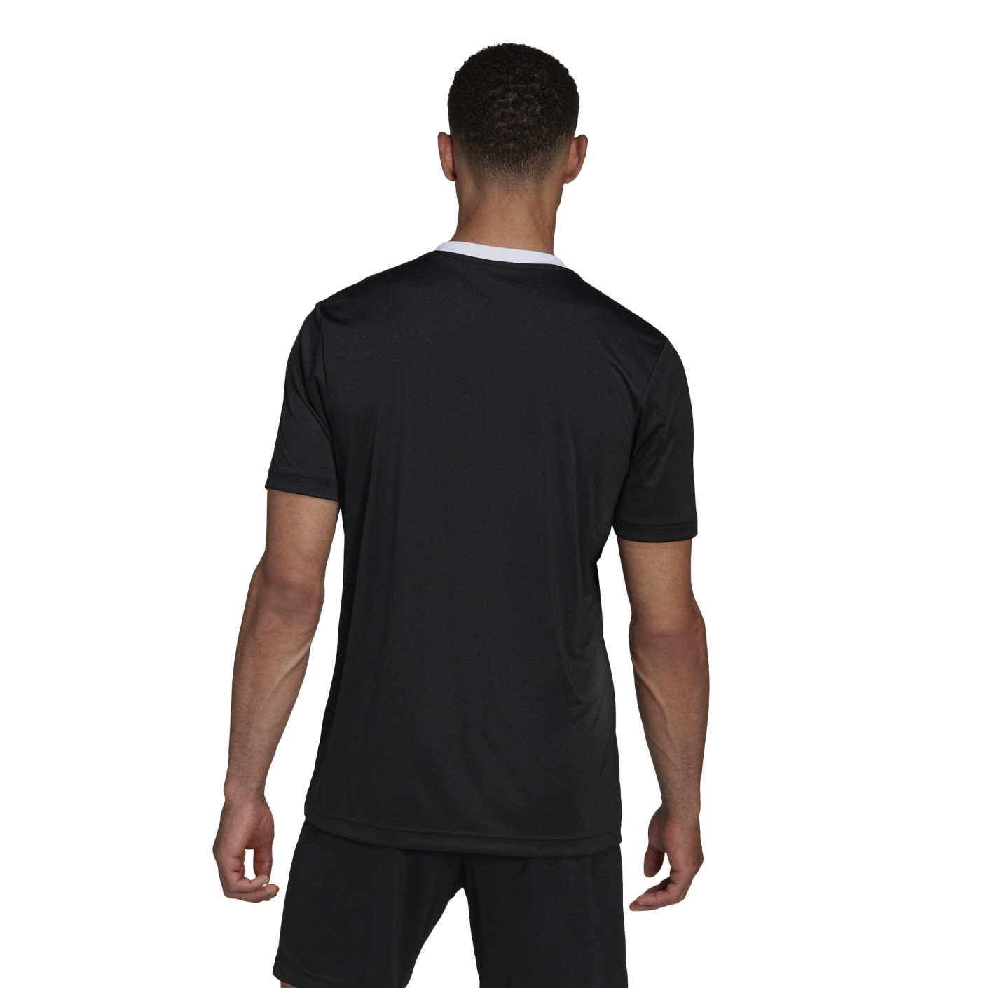 Adidas Entrada 22 Voetbalshirt Zwart Wit