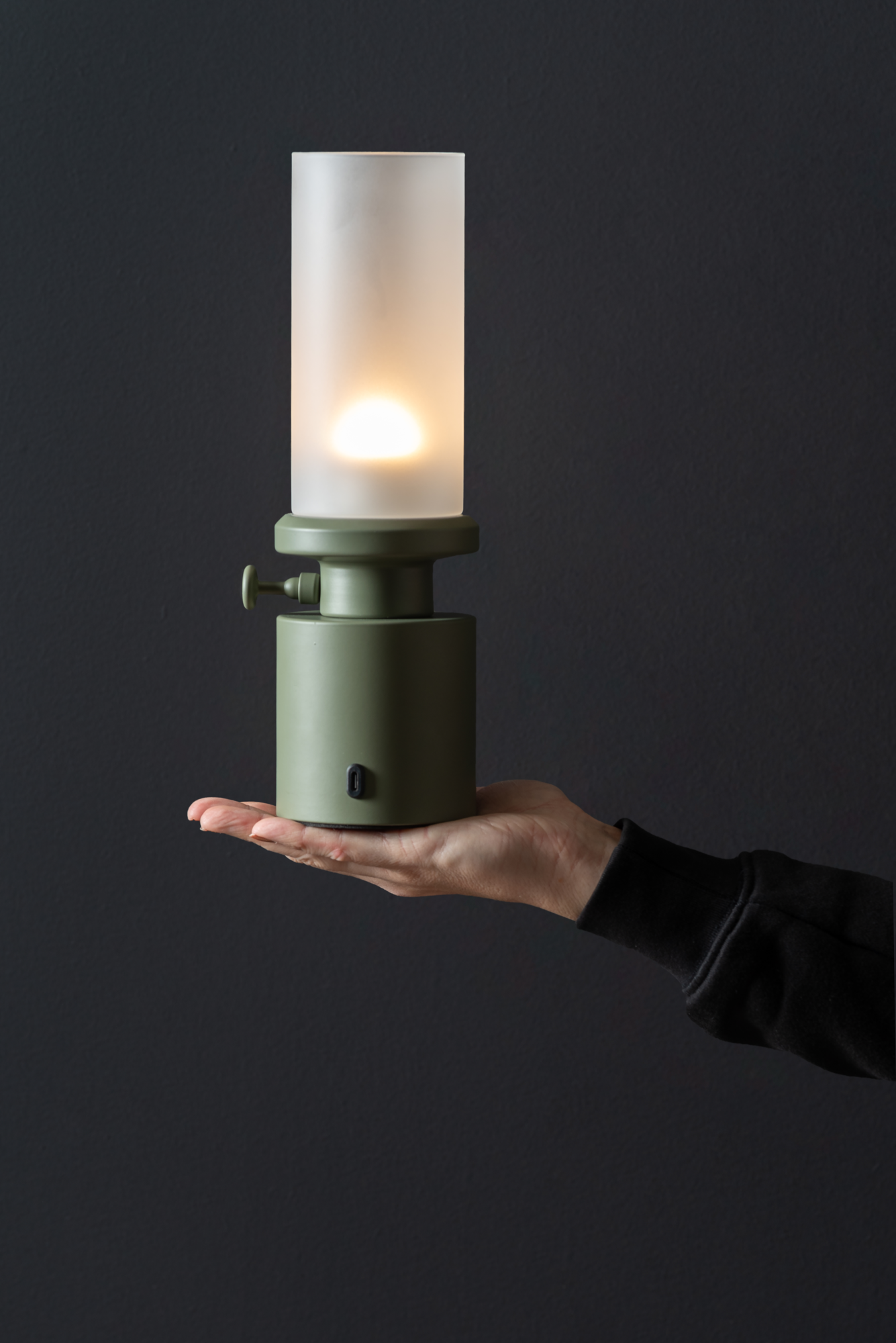 Table lamp Camp LED gold plated