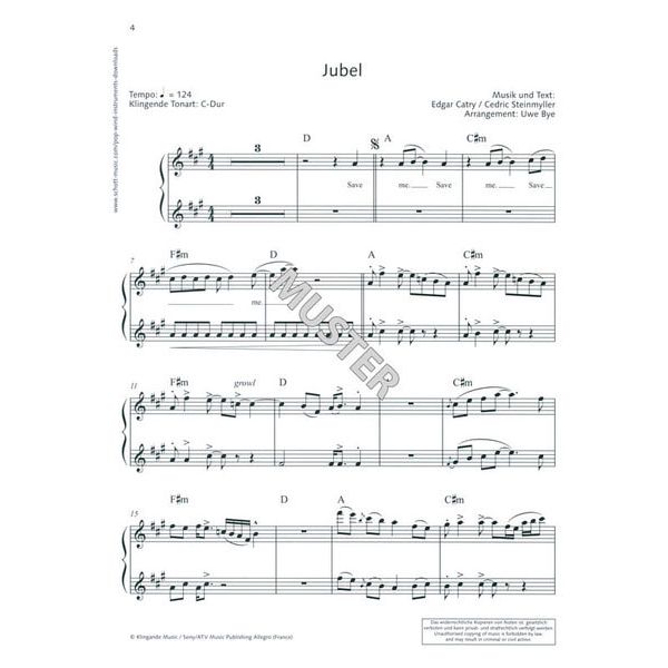 Schott Pop For A-Sax Vol.1