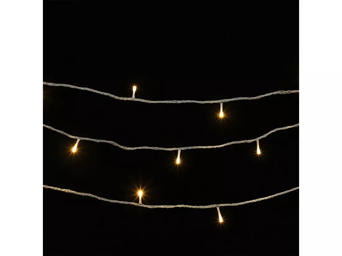 100M 600 LED Guirlande lumineuse Carnaval Mariage Extérieur Intérieur Jardin Éclairage, blanc chaud
