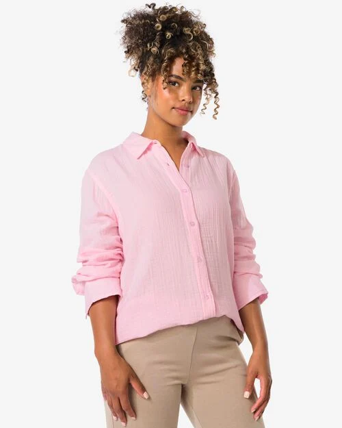 chemisier femme Iris rose