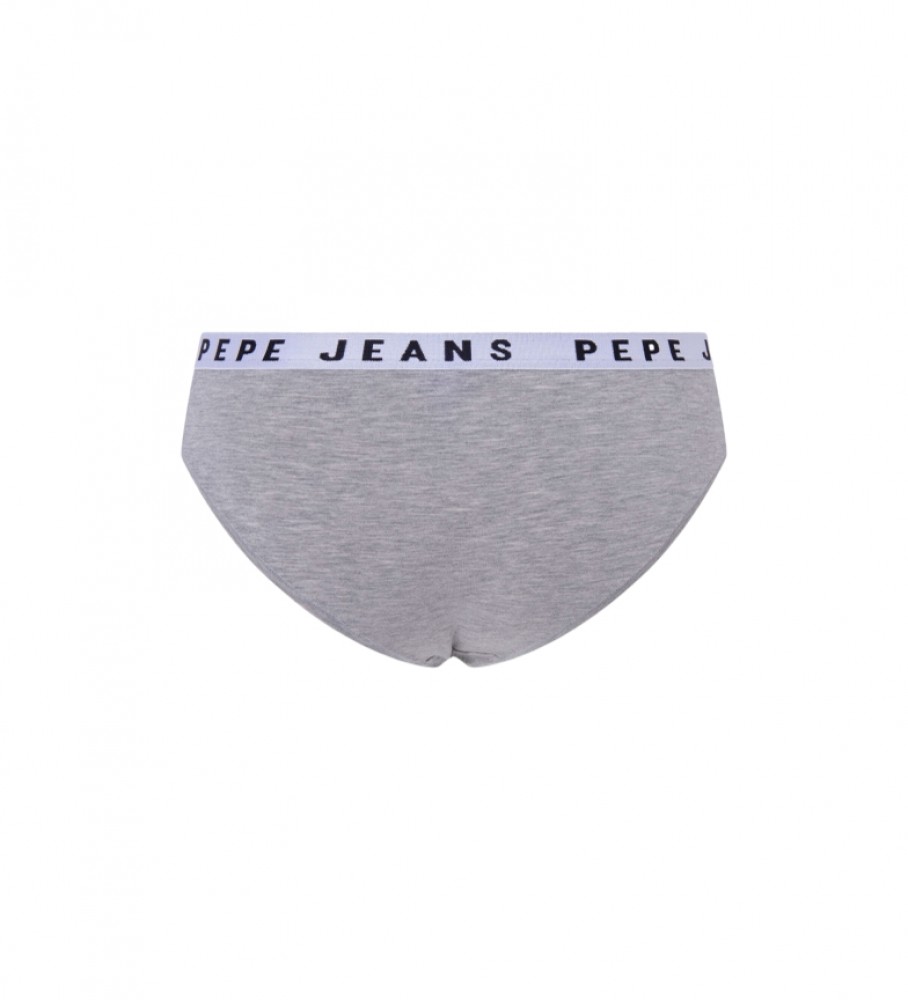 Cuecas Pepe Jeans com Logo Cinza