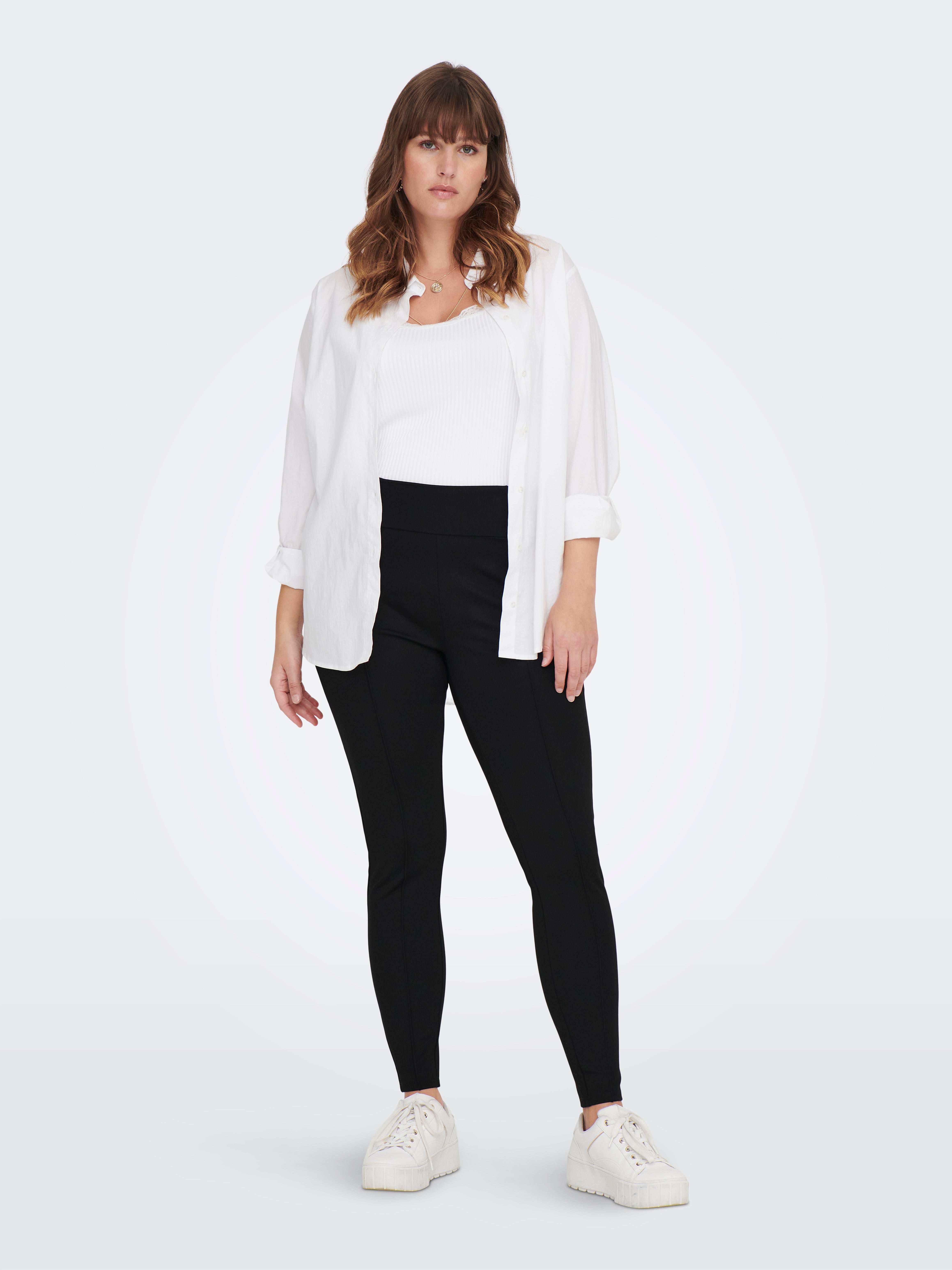 CARTAY Hohe Taille Skinny Fit Leggings Black