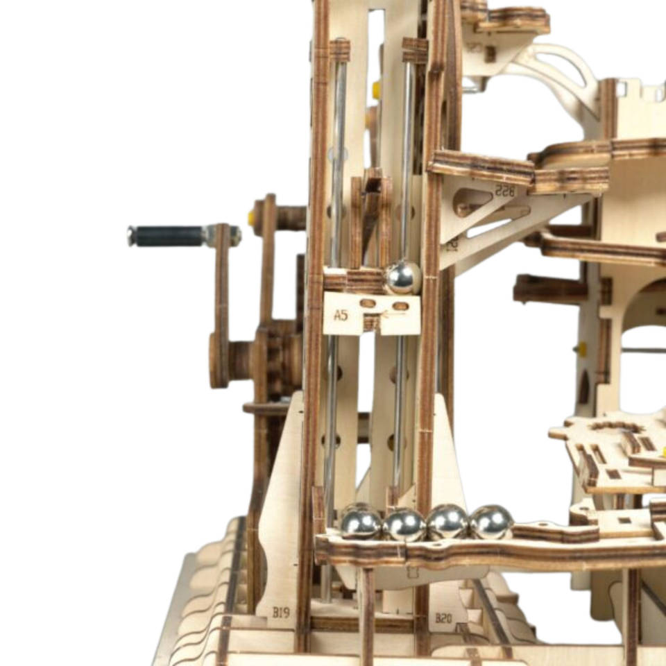 Robotime Marble Run 3D houten knikkerbaan Climber