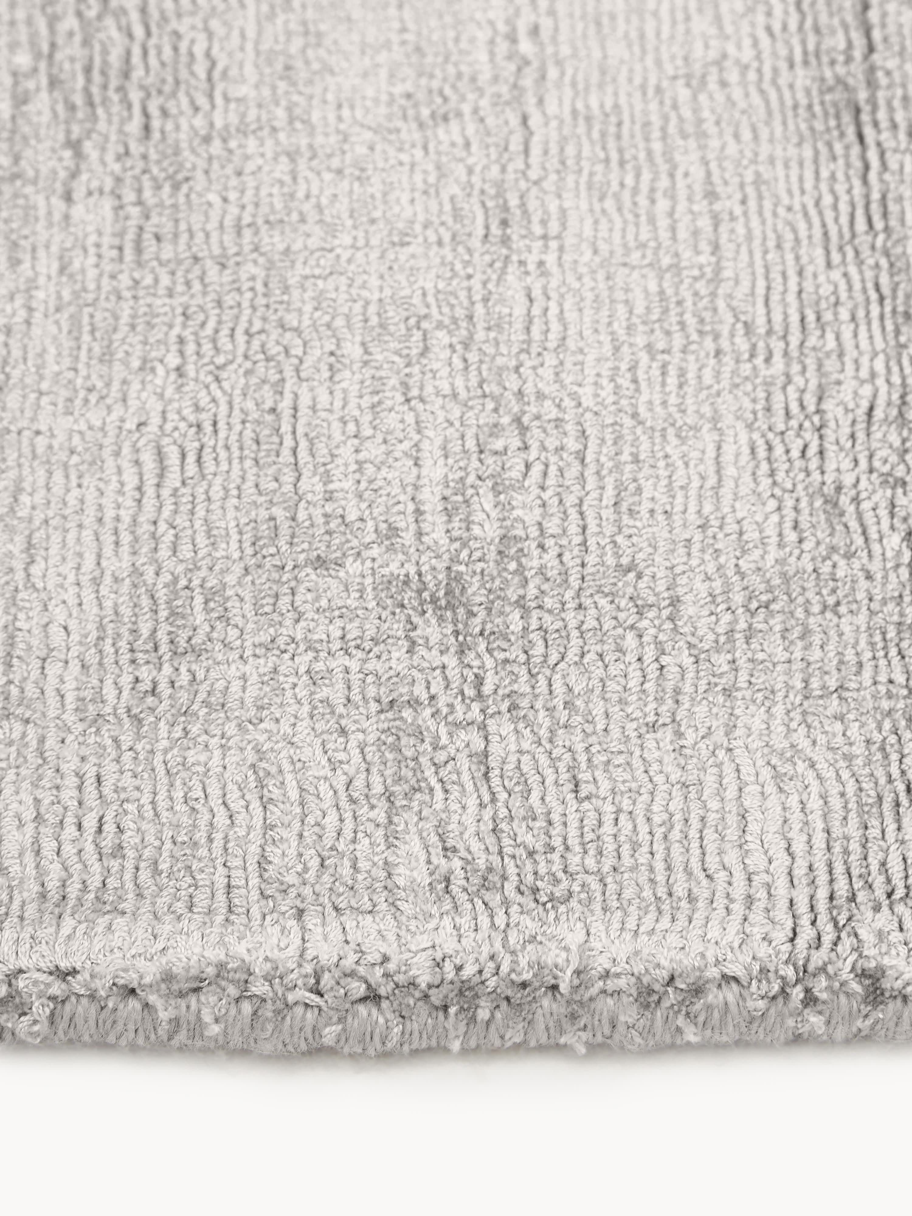 Handgeweven viscose vloerkleed Jane