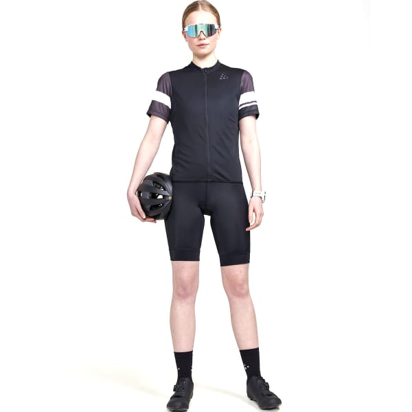 Maillot vélo CRAFT CORE ENDUR LOGO JERSEY W BLACK-SLATE