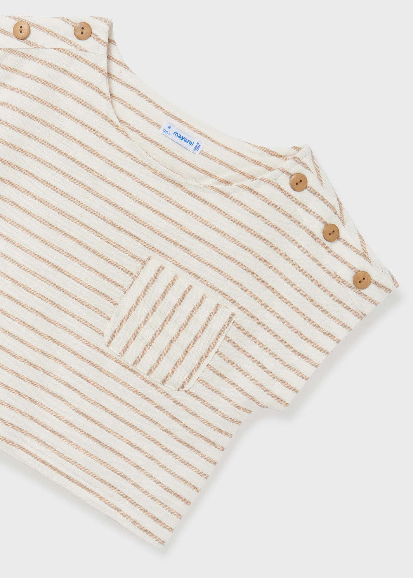 Camiseta feminina de algodão com estampa e mangas curtas