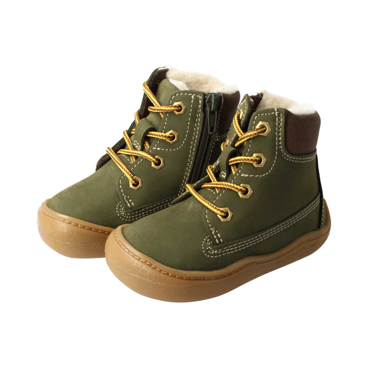 WL4222-WX5 khaki TIMBII nubuck wool laces zipper Winterstiefel Weite/W