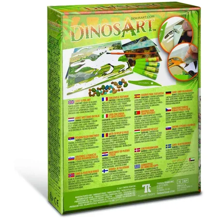 Hape Dinos Art - Dino Sand- und Folienkunst