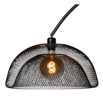 Lucide Mesh Vloerlamp zwart