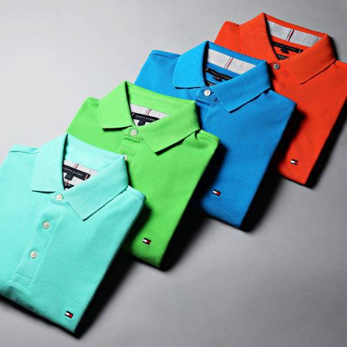Polo Manches Courtes 1985 Slim 7771 Bleu Clair