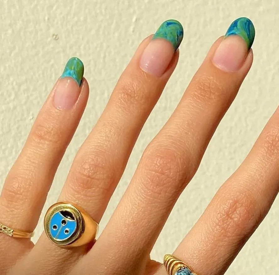 Bague Coccinelle Bleue Or Wilhelmina Garcia