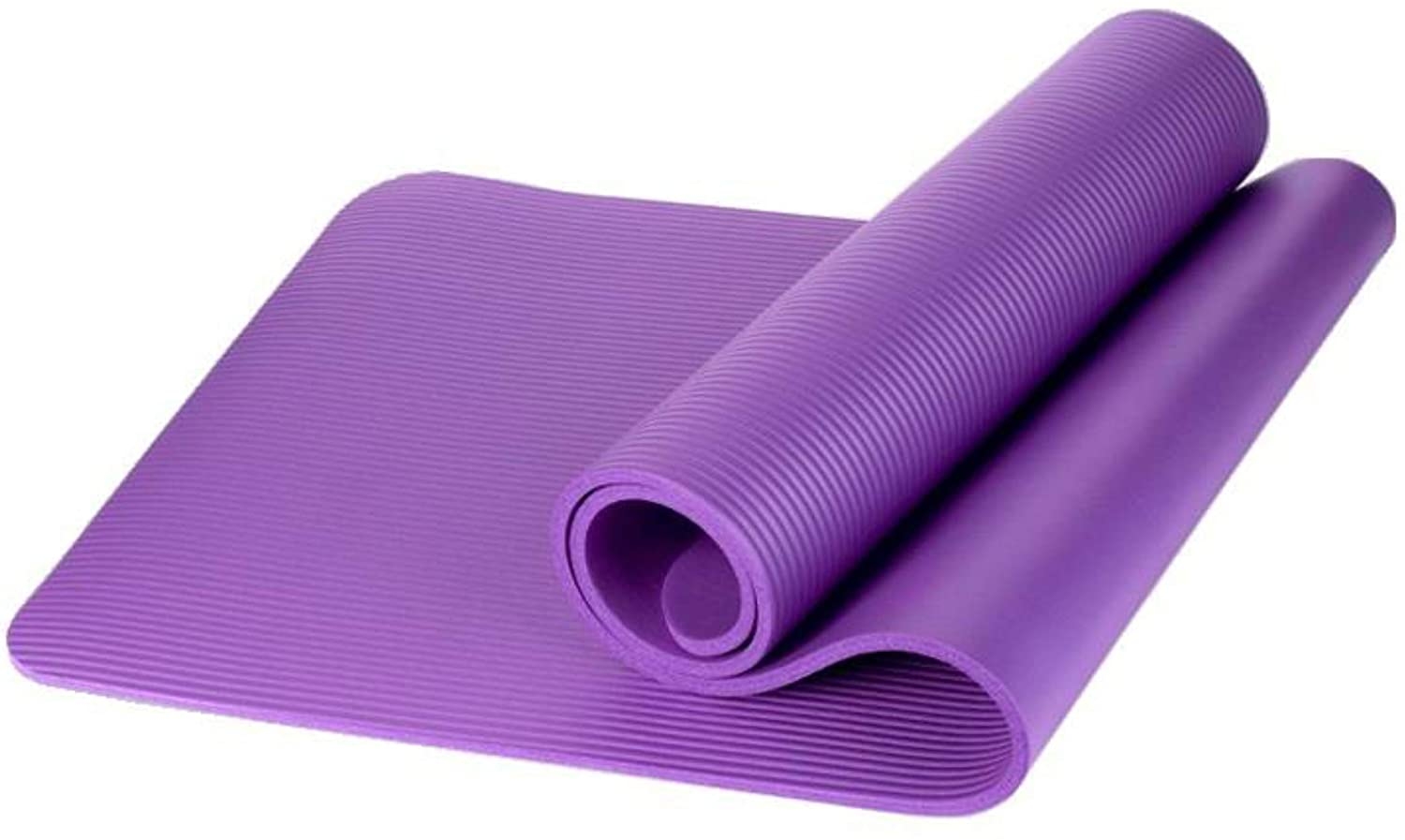 (183x61x1cm) Fitness Yogamatte Pilates Gymnastikmatte Workout Übungsmatte - Lila