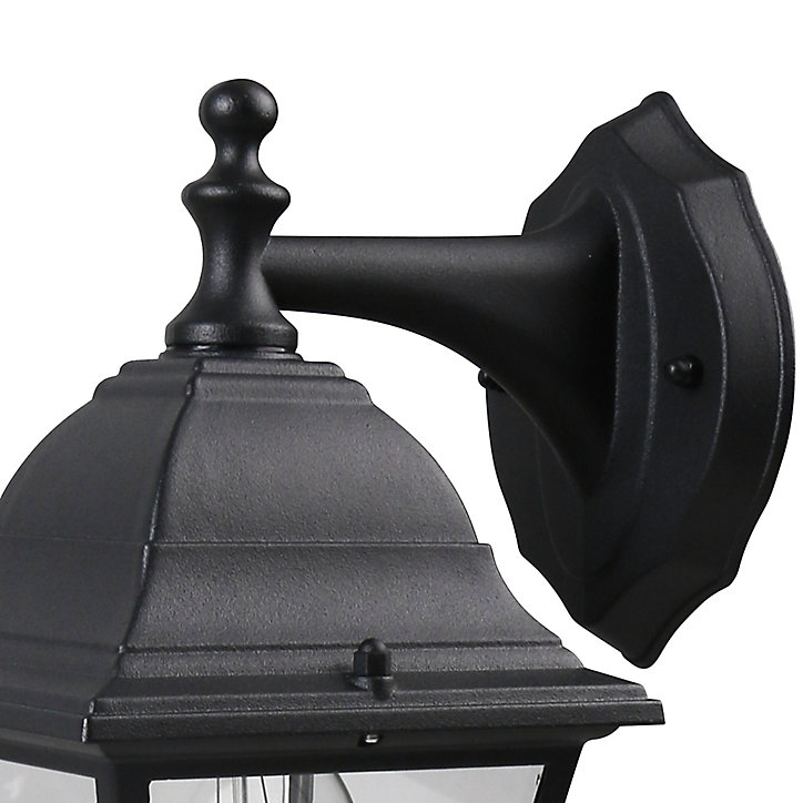 Applique murale Varennes E27 60W IP44 GoodHome noir