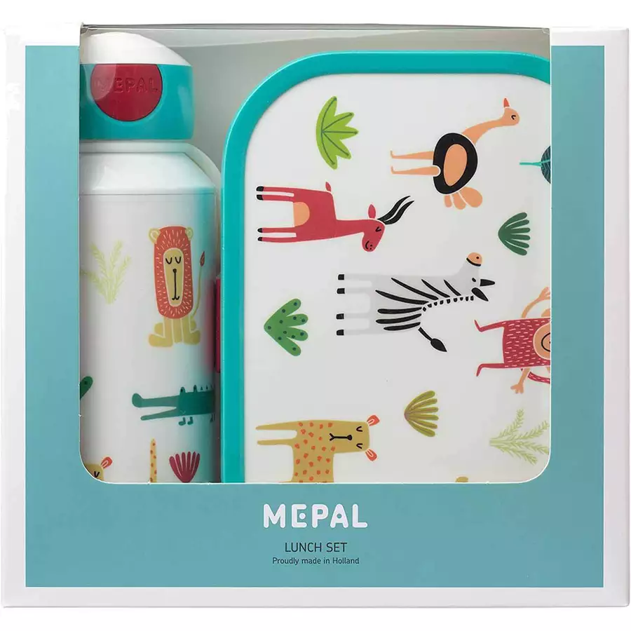 Mepal Lunchset Campus 400 ml + 700 ml 2er Set weiß-türkis