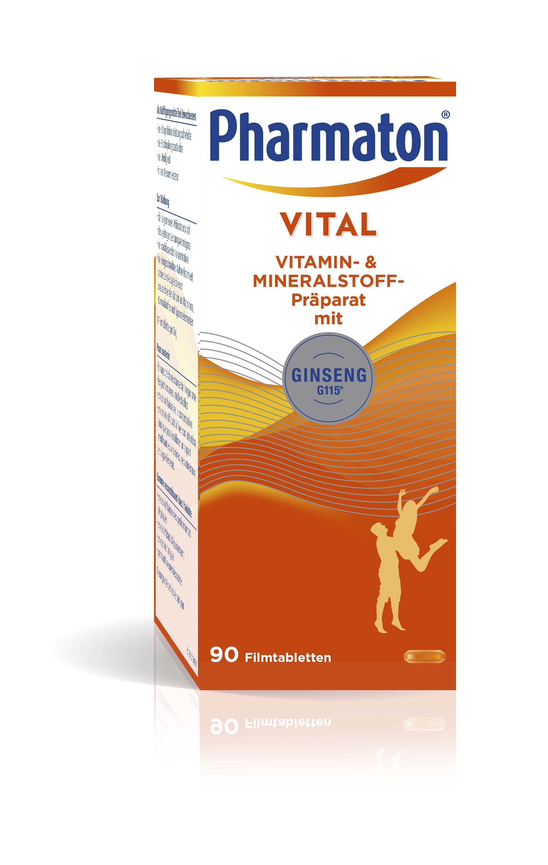 PHARMATON Vital Filmtabl Glasfl 90 Stk