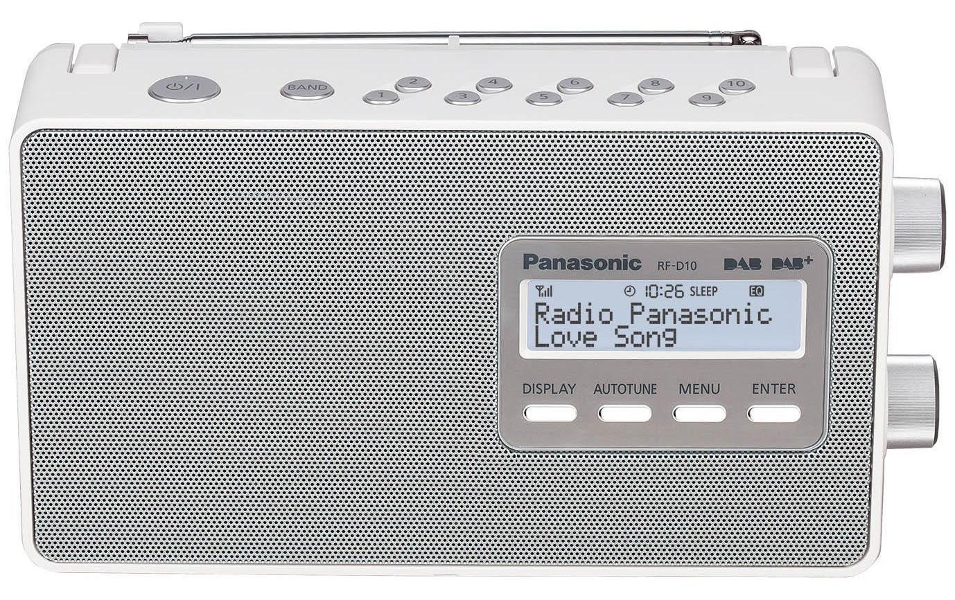Panasonic Digitalradio (DAB+) »RF-D10EG-W Weiss« (CD Digitalradio (DAB+) | FM-Tuner )