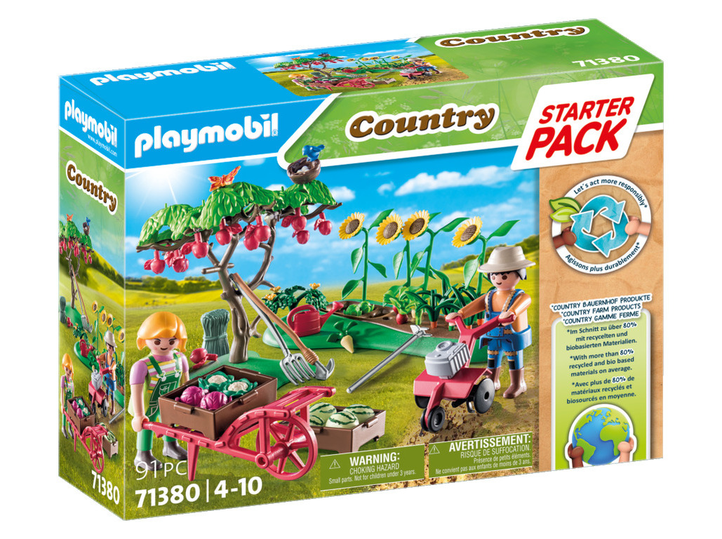 STARTER PACK HORTA PLAYMOBIL