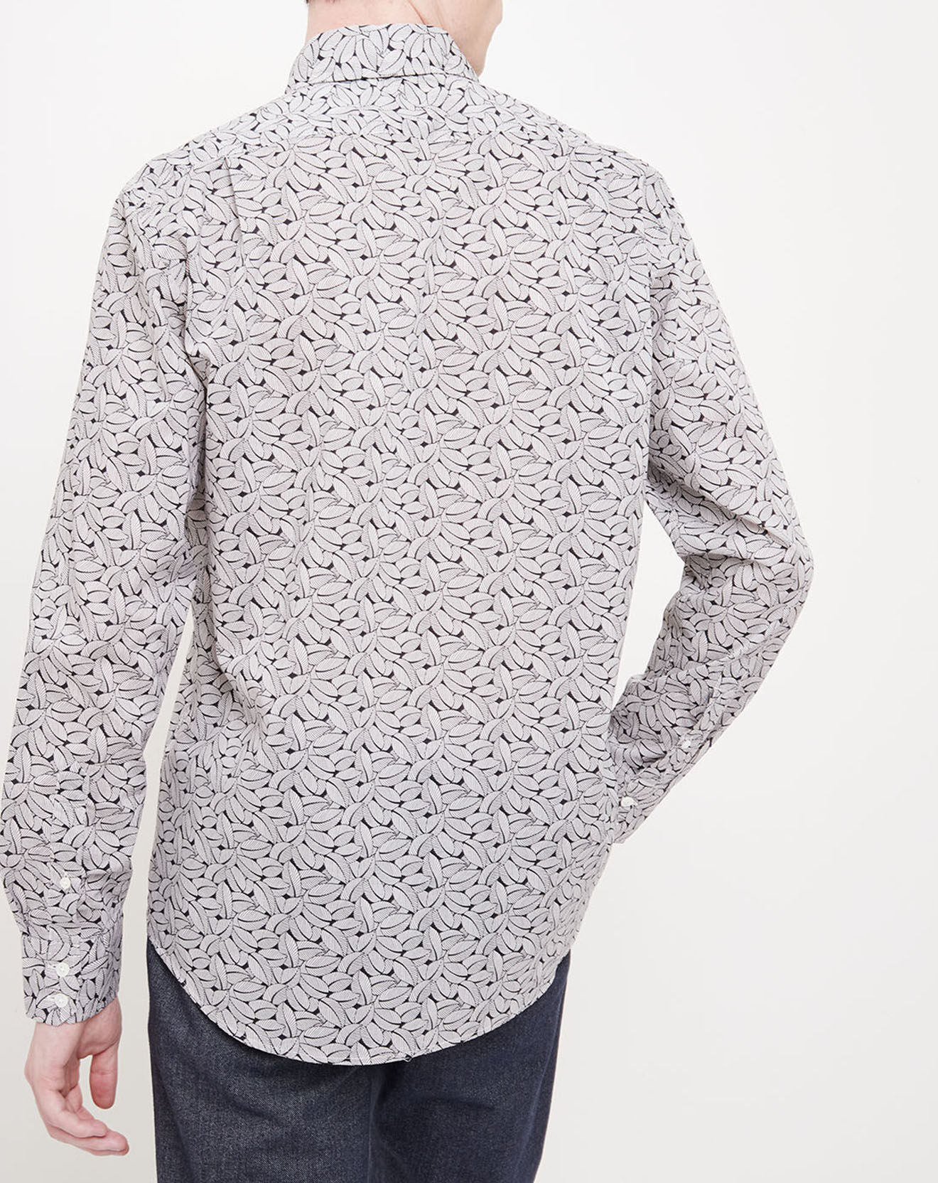 Hartford Chemise Regular Paul imprimée noir/blanc