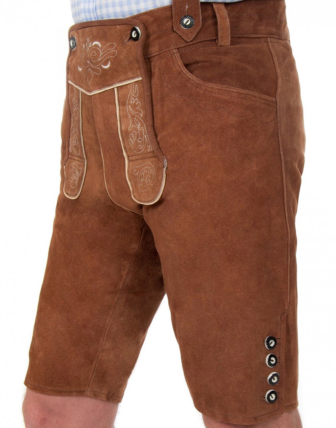Kurze Trachtenlederhose