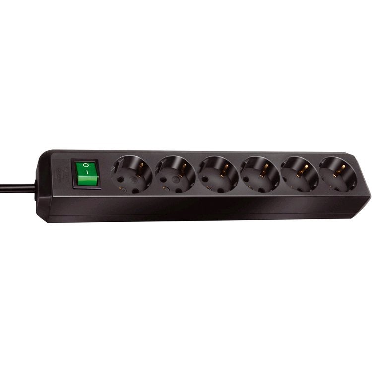 Brennenstuhl Eco Line powerverdeler 6-voudig met schakelaar