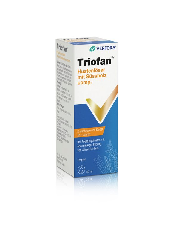 TRIOFAN Hustenlöser Süssholz<br>30 ml, Flasche, Tropfen zum Einnehmen, Flüssigkeit