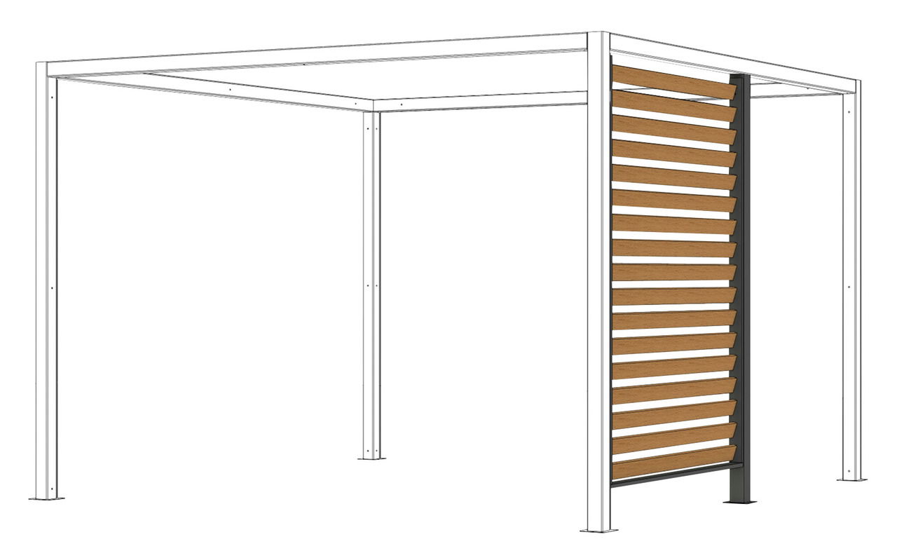 Siena Garden Sichtschutz Holzoptik SCHATTENMANUFAKTUR