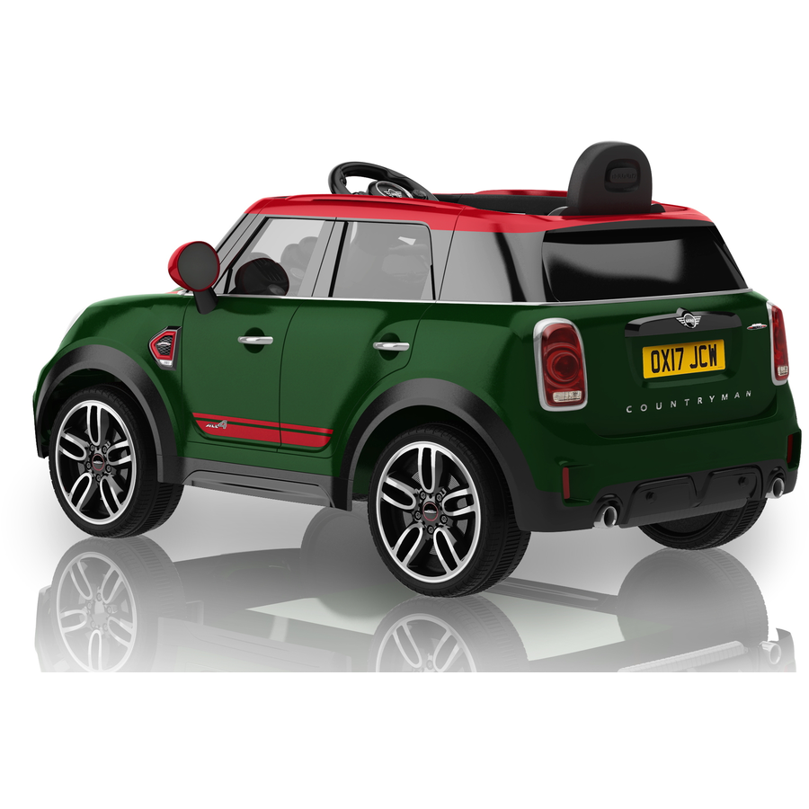 ROLLPLAY MINI COUNTRYMAN 12V Premium Kinderfahrzeug Grün Grün