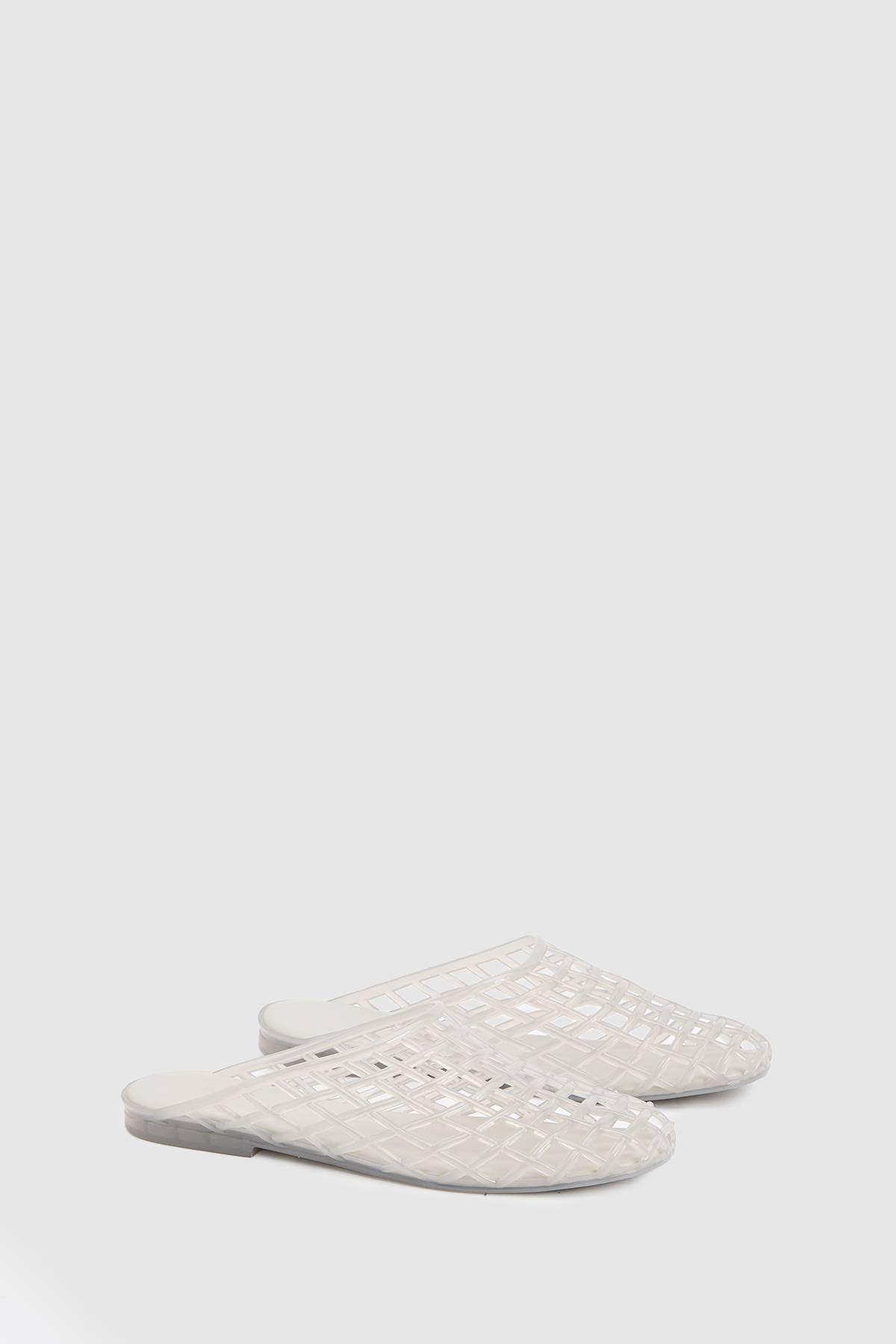 Oasis Mules À Enfiler Tressées En Plastique Souple Barbara Jelly