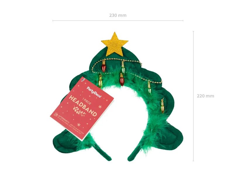 Kerst Haarband Kerstboom 24cm