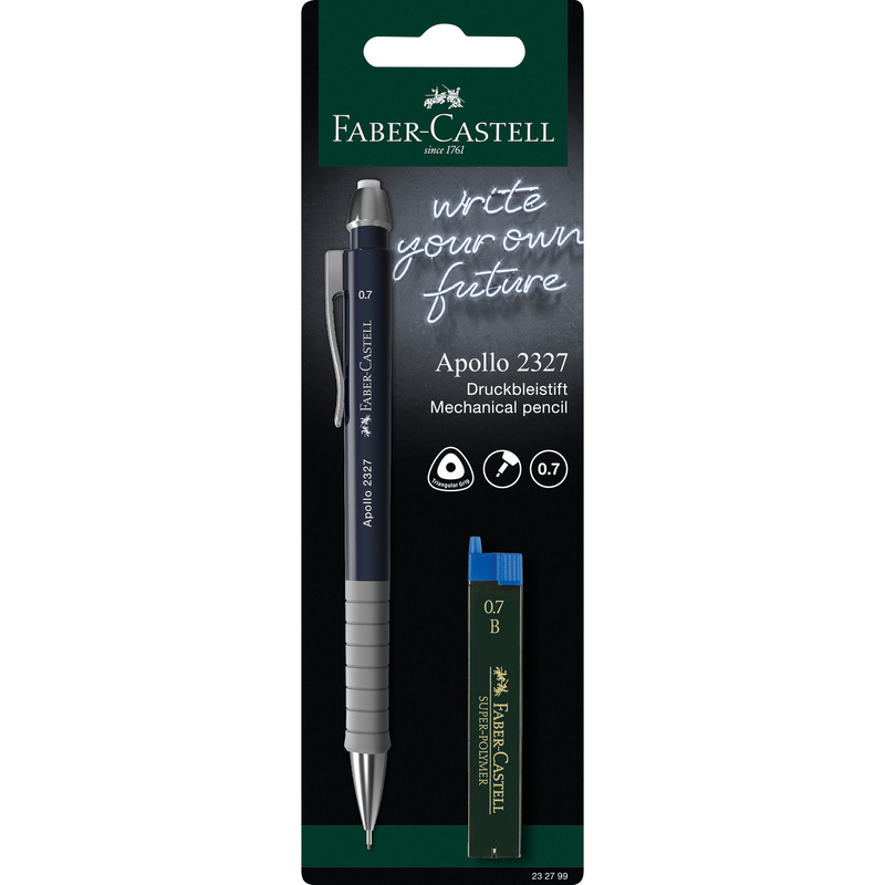 Faber-Castell Druckbleistift-Set Apollo 2327, 0.7 mm, B, assortiert