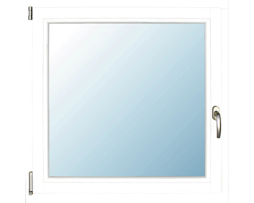 Enkelvoudig houten raam ARON Renova, grenen, gelakt RAL 9016 wit, 900x1000 mm, DIN links